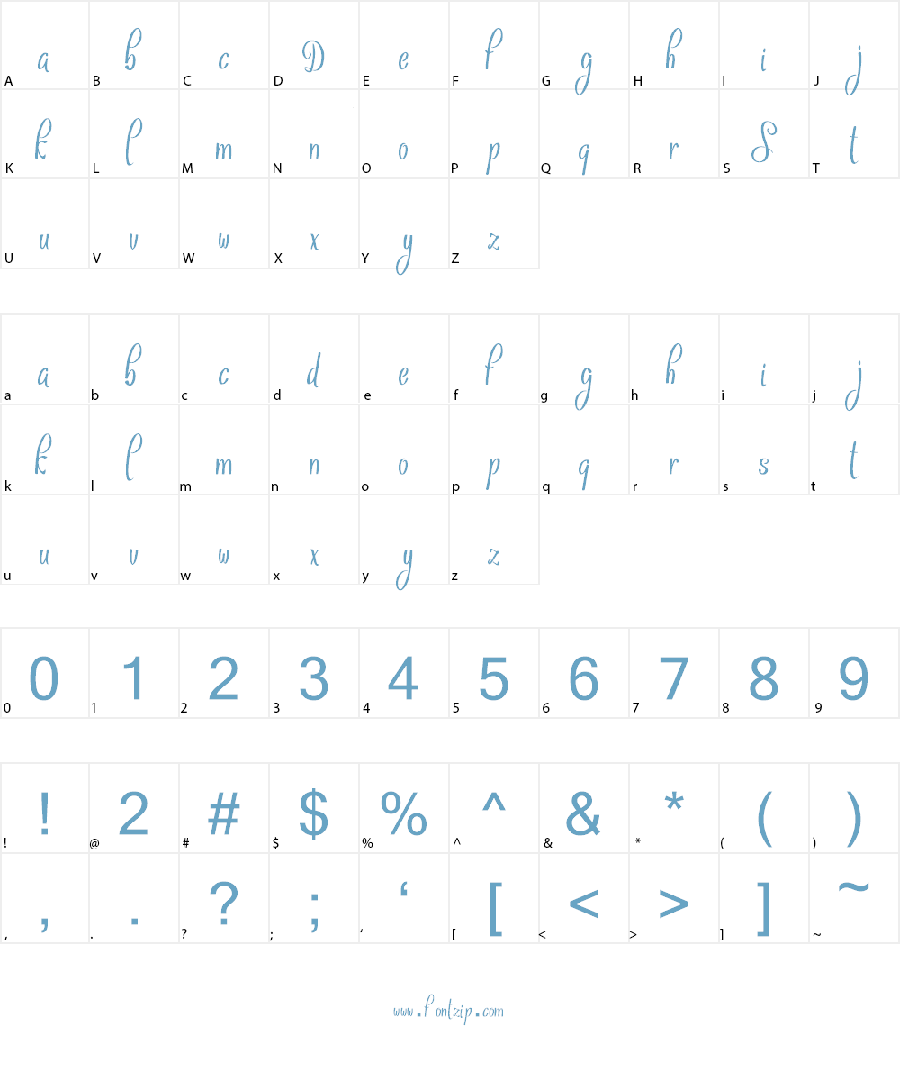 Sthencyl Font Character